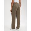 imageODODOS Womens Modal Soft Classic Pants Mid Rise PullOn Lounge Casual Work Pants with Pockets29 InseamEspresso