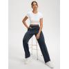 imageODODOS Womens Modal Soft Classic Pants Mid Rise PullOn Lounge Casual Work Pants with Pockets29 InseamNavy