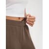 imageODODOS Womens Modal Soft Classic Pants Mid Rise PullOn Lounge Casual Work Pants with Pockets29 InseamNutria