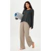 imageODODOS Womens Modal Soft Long Sleeve Tee with Thumb Hole Athletic Gym Workout Tops Yoga ShirtsBlackwashed