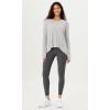imageODODOS Womens Modal Soft Long Sleeve Tee with Thumb Hole Athletic Gym Workout Tops Yoga ShirtsHeather Greywashed