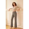 imageODODOS Womens Modal Soft Mini Flared Pants with Pockets High Waist PullOn Casual Lounge Pants2931quot InseamEspresso Taupe