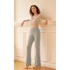 imageODODOS Womens Modal Soft Mini Flared Pants with Pockets High Waist PullOn Casual Lounge Pants2931quot InseamKhaki Beige