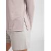 imageODODOS Womens PeachSoft Boat Neck Long Sleeve Shirt Side Slit Relaxed Fit Casual Top for Yoga ampamp LoungeDusty Pink