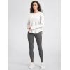 imageODODOS Womens PeachSoft HollowBack Long Sleeve Shirt with Thumb Holes Yoga ampamp Lounge TopMilk White
