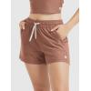 imageODODOS Womens RelaxedFit Shorts Ultra Soft Stratum Tech Mid Rise Shorts with Pocket 35quot InseamMoisture Wicking UPF 50Tamarind Heather