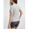 imageODODOS Womens Short Sleeve Pocket Tee Shirts PeachSoft Relaxed Fit Casual Lounge Yoga TopsHeather Grey