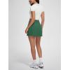 imageODODOS Womenss High Waist Tennis Skirts Cloud Feeling Builtin Shorts Athletic Golf Casual Skorts with PocketsDark Green