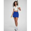 imageODODOS Womenss High Waist Tennis Skirts Cloud Feeling Builtin Shorts Athletic Golf Casual Skorts with PocketsRoyal Blue