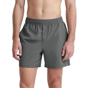 imageODODOS Mens Athletic Shorts with Pockets 5quot  7quot  9quot Inseam Quick Dry Lightweight Workout Gym Running ShortsGray