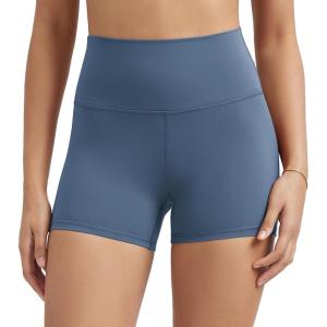 imageODODOS ODLIFT Compression Shorts for Women 4quot  6quot  8quot  10quot High Waist Workout Biker Shorts with Inner PocketInk Blue