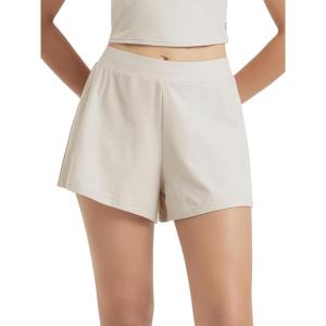 imageODODOS Womens Lounge Shorts Ultra Soft Stratum Tech 3quot Inseam Comfy Sleep Bottoms Moisture Wicking UPF 50 Casual ShortsMilkweed Heather