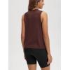 imageODODOS Womens Performance Tank Ultra Soft Stratum Tech Sleeveless Tee Shirts High Crew Neck Pullover TopJava Heather
