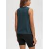 imageODODOS Womens Performance Tank Ultra Soft Stratum Tech Sleeveless Tee Shirts High Crew Neck Pullover TopNavy Heather