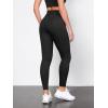 imageODODOS Tummy Control Compression Leggings for Women 25quot  28quot High Waist Workout Running Yoga PantsBlack
