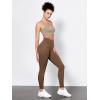 imageODODOS Tummy Control Compression Leggings for Women 25quot  28quot High Waist Workout Running Yoga PantsBrunette