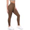 imageODODOS Tummy Control Compression Leggings for Women 25quot  28quot High Waist Workout Running Yoga PantsBrunette