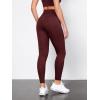 imageODODOS Tummy Control Compression Leggings for Women 25quot  28quot High Waist Workout Running Yoga PantsBurgundy