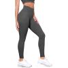 imageODODOS Tummy Control Compression Leggings for Women 25quot  28quot High Waist Workout Running Yoga PantsCharcoal