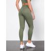imageODODOS Tummy Control Compression Leggings for Women 25quot  28quot High Waist Workout Running Yoga PantsDark Olive