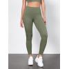 imageODODOS Tummy Control Compression Leggings for Women 25quot  28quot High Waist Workout Running Yoga PantsDark Olive