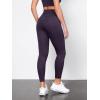 imageODODOS Tummy Control Compression Leggings for Women 25quot  28quot High Waist Workout Running Yoga PantsDark Purple