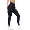 imageODODOS Tummy Control Compression Leggings for Women 25quot  28quot High Waist Workout Running Yoga PantsDeep Navy