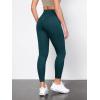 imageODODOS Tummy Control Compression Leggings for Women 25quot  28quot High Waist Workout Running Yoga PantsForest Teal