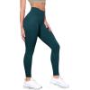 imageODODOS Tummy Control Compression Leggings for Women 25quot  28quot High Waist Workout Running Yoga PantsForest Teal