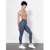 imageODODOS Tummy Control Compression Leggings for Women 25quot  28quot High Waist Workout Running Yoga PantsInk Blue
