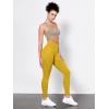 imageODODOS Tummy Control Compression Leggings for Women 25quot  28quot High Waist Workout Running Yoga PantsMango Mint