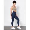 imageODODOS Tummy Control Compression Leggings for Women 25quot  28quot High Waist Workout Running Yoga PantsNavy