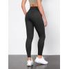 imageODODOS Tummy Control Compression Leggings for Women 25quot  28quot High Waist Workout Running Yoga PantsOnyx Black
