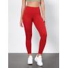 imageODODOS Tummy Control Compression Leggings for Women 25quot  28quot High Waist Workout Running Yoga PantsRed
