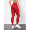 imageODODOS Tummy Control Compression Leggings for Women 25quot  28quot High Waist Workout Running Yoga PantsRed
