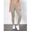 imageODODOS Tummy Control Compression Leggings for Women 25quot  28quot High Waist Workout Running Yoga PantsShaker Beige