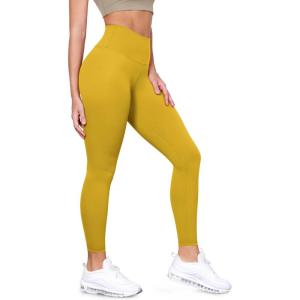 imageODODOS Tummy Control Compression Leggings for Women 25quot  28quot High Waist Workout Running Yoga PantsMango Mint