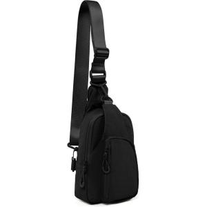 imageODODOS Daily Sling Bag with Adjustable Straps Crossbody Chest Bag Lightweight Small Backpack for Casual Traveling Hiking