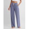 imageODODOS Womens Straight Leg Pants Ultra Soft Stratum Tech Relaxed Casual Pajama Lounge Pants with Pockets2931quot InseamCosmic Heather