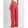 imageODODOS Womens Straight Leg Pants Ultra Soft Stratum Tech Relaxed Casual Pajama Lounge Pants with Pockets2931quot InseamRed Heather