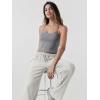 imageODODOS Womens Straight Leg Pants Ultra Soft Stratum Tech Relaxed Casual Pajama Lounge Pants with Pockets2931quot InseamSalt Heather