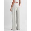 imageODODOS Womens Straight Leg Pants Ultra Soft Stratum Tech Relaxed Casual Pajama Lounge Pants with Pockets2931quot InseamSalt Heather