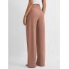 imageODODOS Womens Straight Leg Pants Ultra Soft Stratum Tech Relaxed Casual Pajama Lounge Pants with Pockets2931quot InseamTamarind Heather