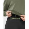 imageODODOS Modal Soft Fleece Lined Hoodie for Women Long Sleeve RelaxedFit Pullover Casual Basic SweatshirtDark Sage