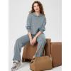imageODODOS Modal Soft Fleece Lined Hoodie for Women Long Sleeve RelaxedFit Pullover Casual Basic SweatshirtGrey Blue