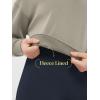 imageODODOS Modal Soft Fleece Lined Hoodie for Women Long Sleeve RelaxedFit Pullover Casual Basic SweatshirtKhaki