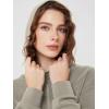 imageODODOS Modal Soft Fleece Lined Hoodie for Women Long Sleeve RelaxedFit Pullover Casual Basic SweatshirtKhaki
