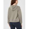 imageODODOS Modal Soft Fleece Lined Hoodie for Women Long Sleeve RelaxedFit Pullover Casual Basic SweatshirtKhaki
