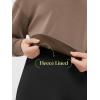 imageODODOS Modal Soft Fleece Lined Hoodie for Women Long Sleeve RelaxedFit Pullover Casual Basic SweatshirtNutria