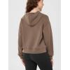 imageODODOS Modal Soft Fleece Lined Hoodie for Women Long Sleeve RelaxedFit Pullover Casual Basic SweatshirtNutria